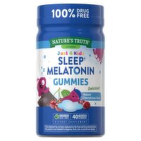 Nature's Truth Vitamins Just 4 Kidz Sleep Melatonin Gummies Dietary Supplement, 40 count