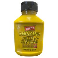 Mike's Amazing Stoneground Yellow Mustard, 9 oz