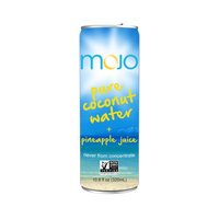 Mojo Pure Coconut Water + Pineapple Juice, 11.1 fl oz