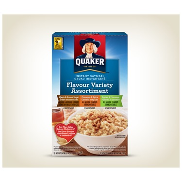 Quaker Instant Oatmeal Flavour Variety Assortment