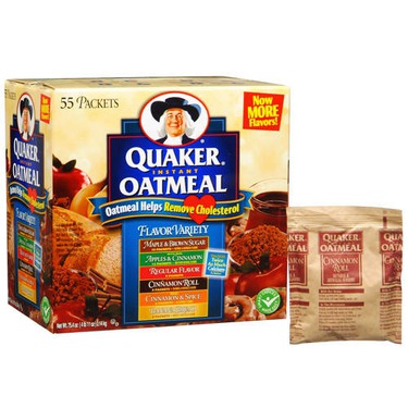 Quaker Instant Oatmeal Flavour Variety Assortment