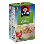 Quaker Instant Oatmeal, Apples and Cinnamon 