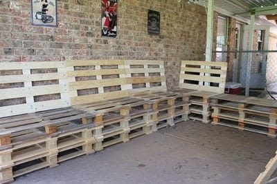 How to make a bench. Diy Pallet Furniture - Step 12