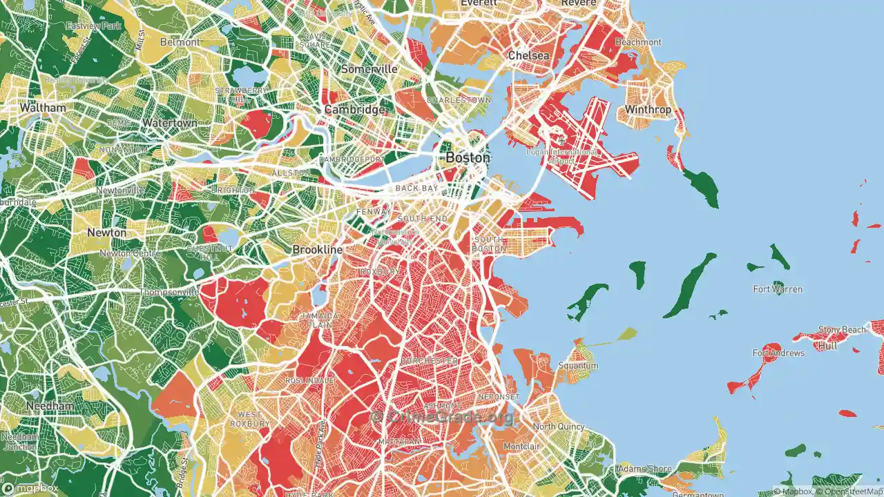 Boston, MA Murder Rates and Murder Maps | CrimeGrade.org