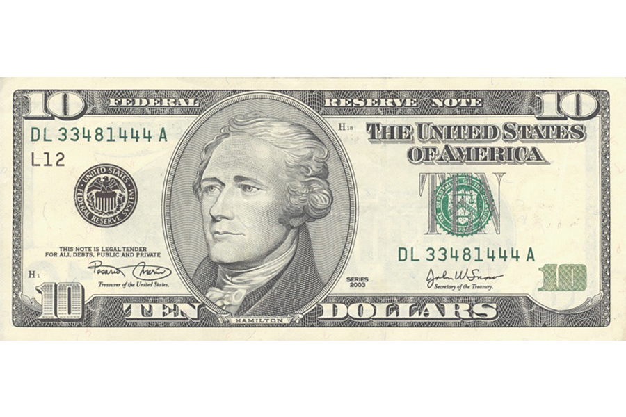 Ten Dollar Bill