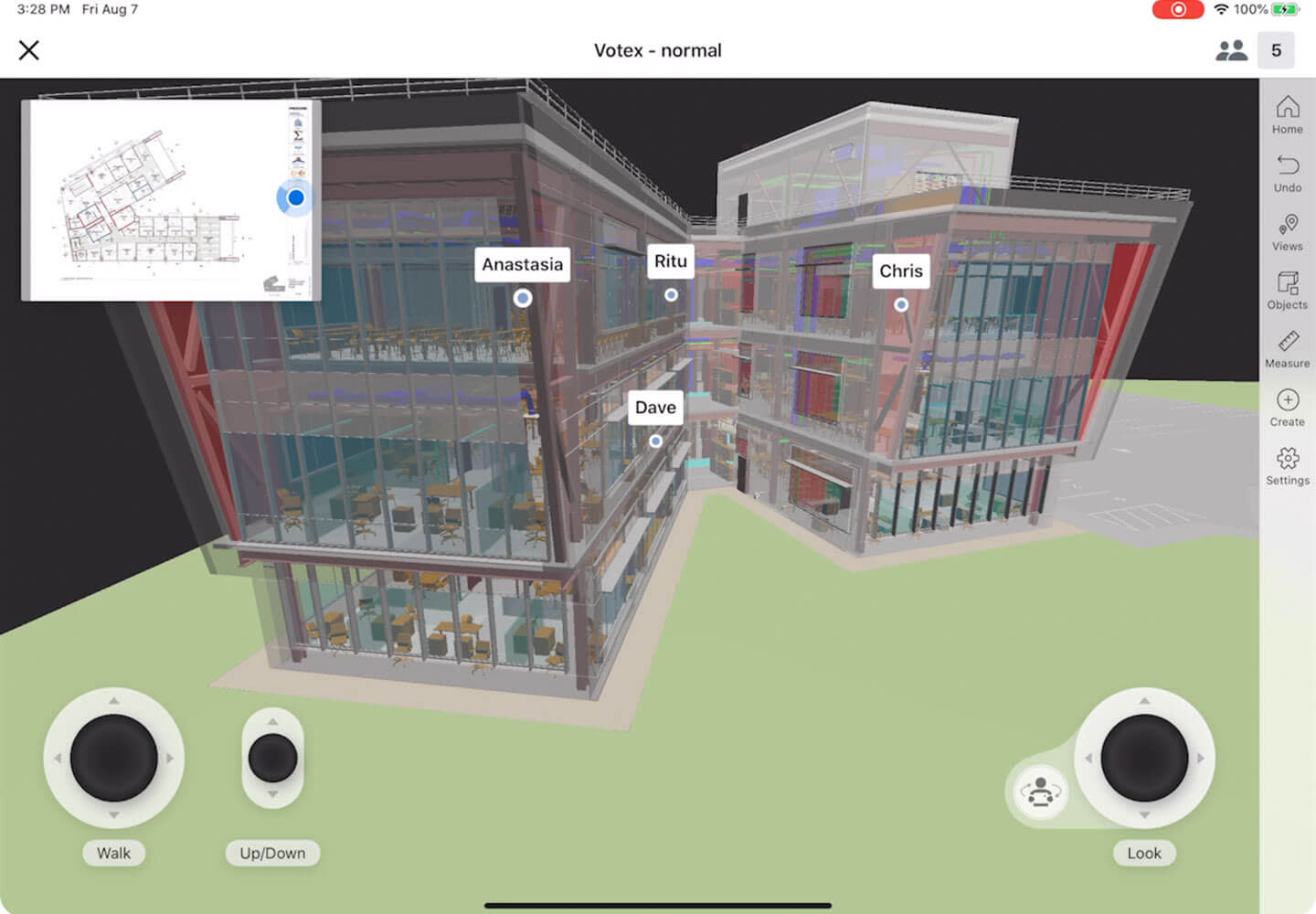 Procore BIM screen