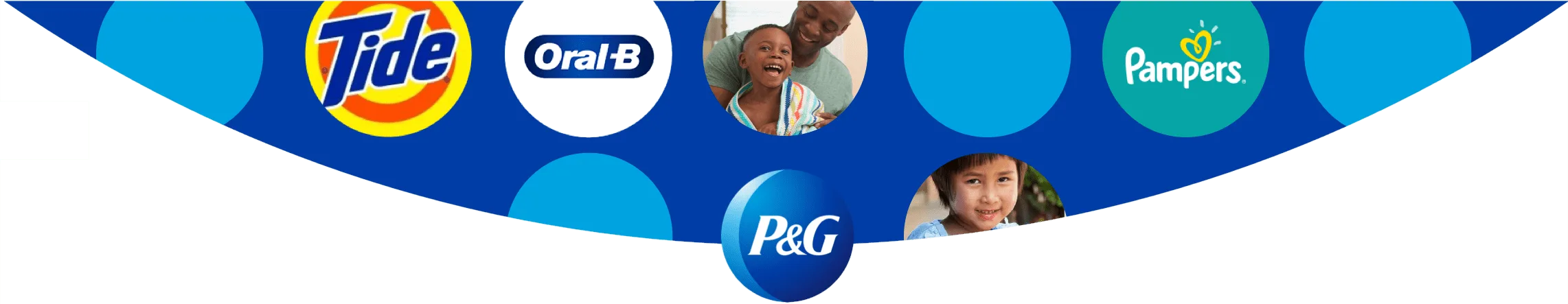 Banner for P&G privacy policy