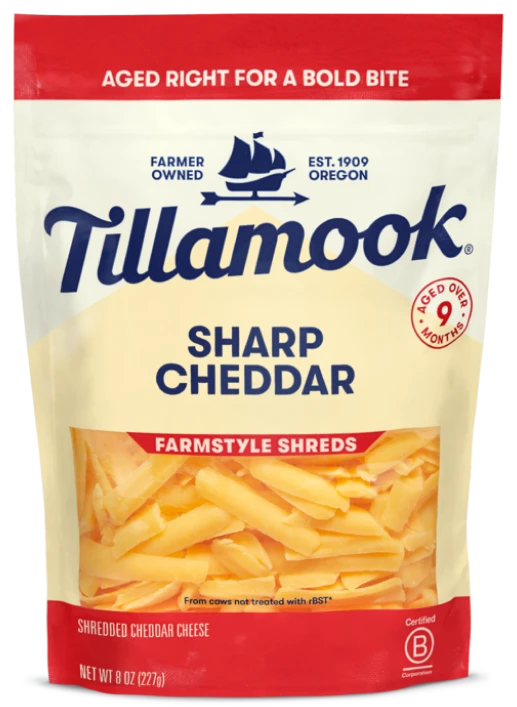 Tillamook Sharp Cheddar Shreds