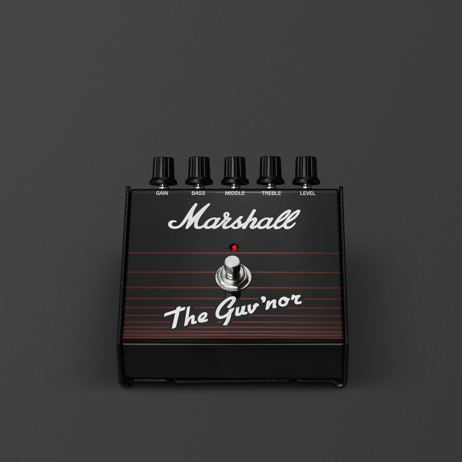 Black The Guv'nor effects pedal for recreating the iconic sound of the original.