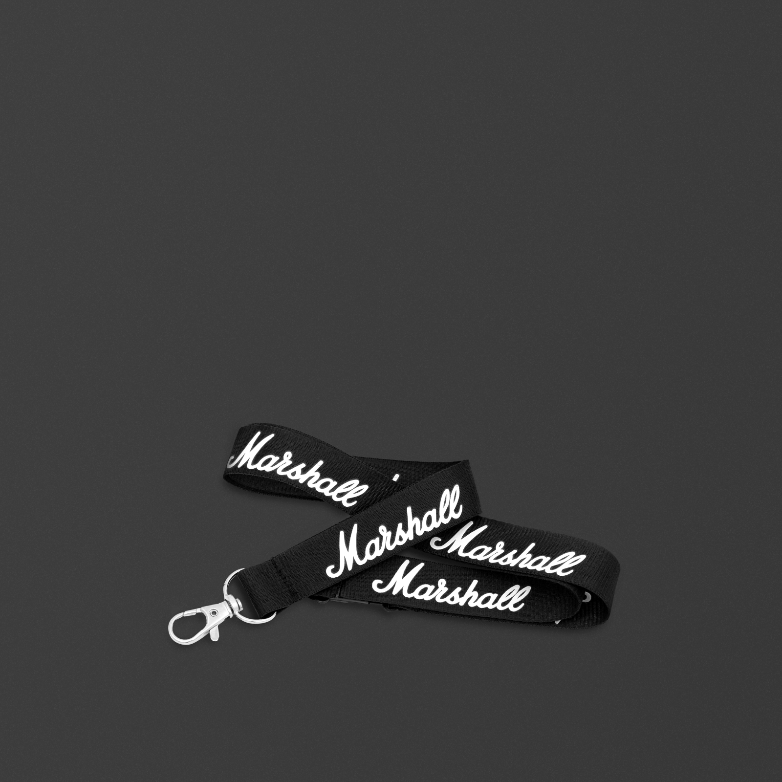 Marshall lanyard in black and white