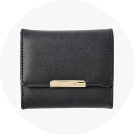 Mini Structured Purse in Black C