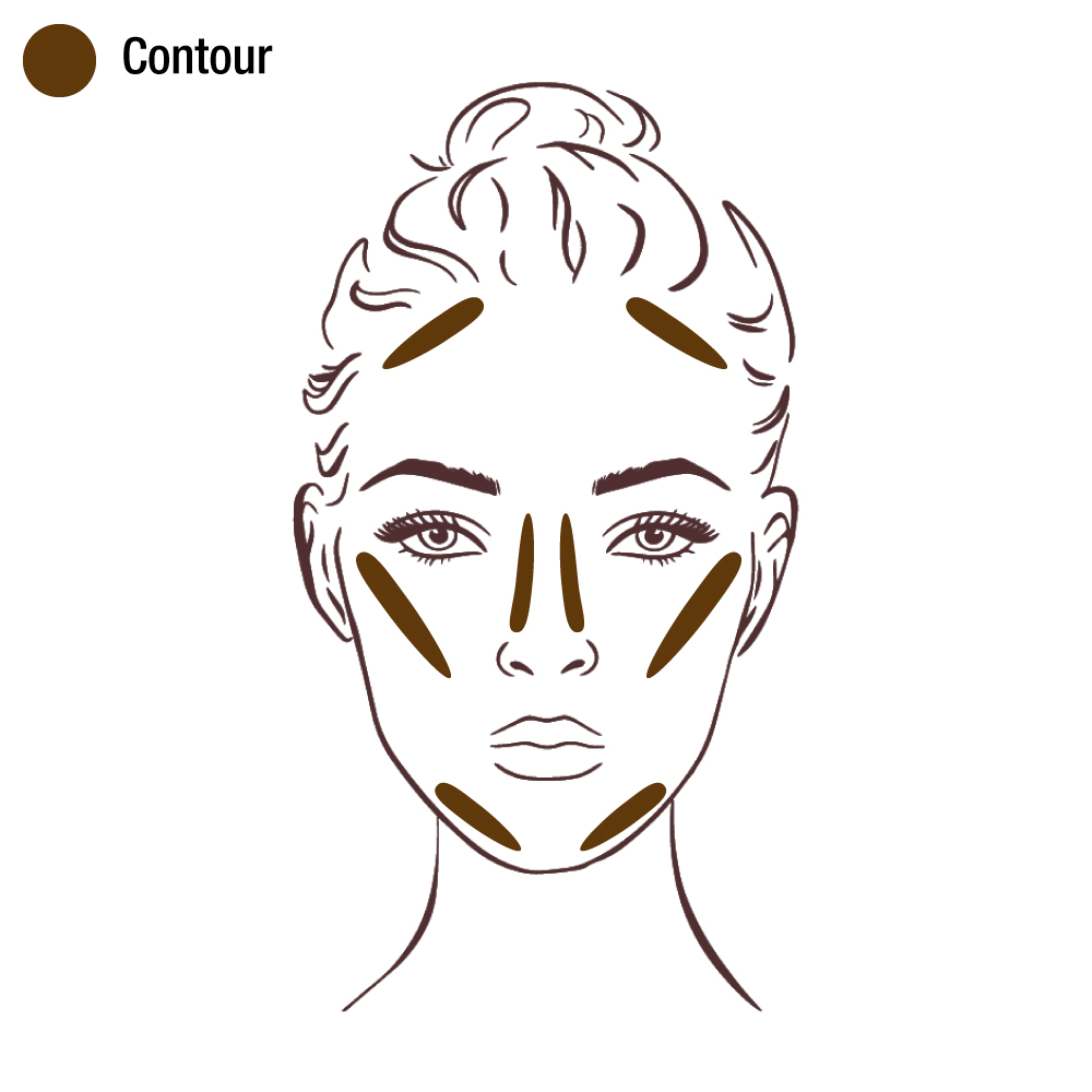 Basic Contour Lines Makeup Tutorial - Tutor Suhu