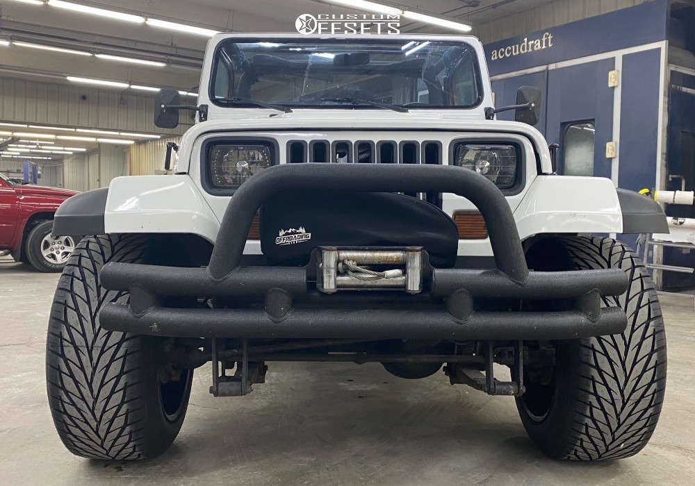 1989 Jeep Wrangler with 20x12 -44 Motiv Offroad Magnus and 305/50R20 Toyo  Tires Proxes ST III and Stock | Custom Offsets