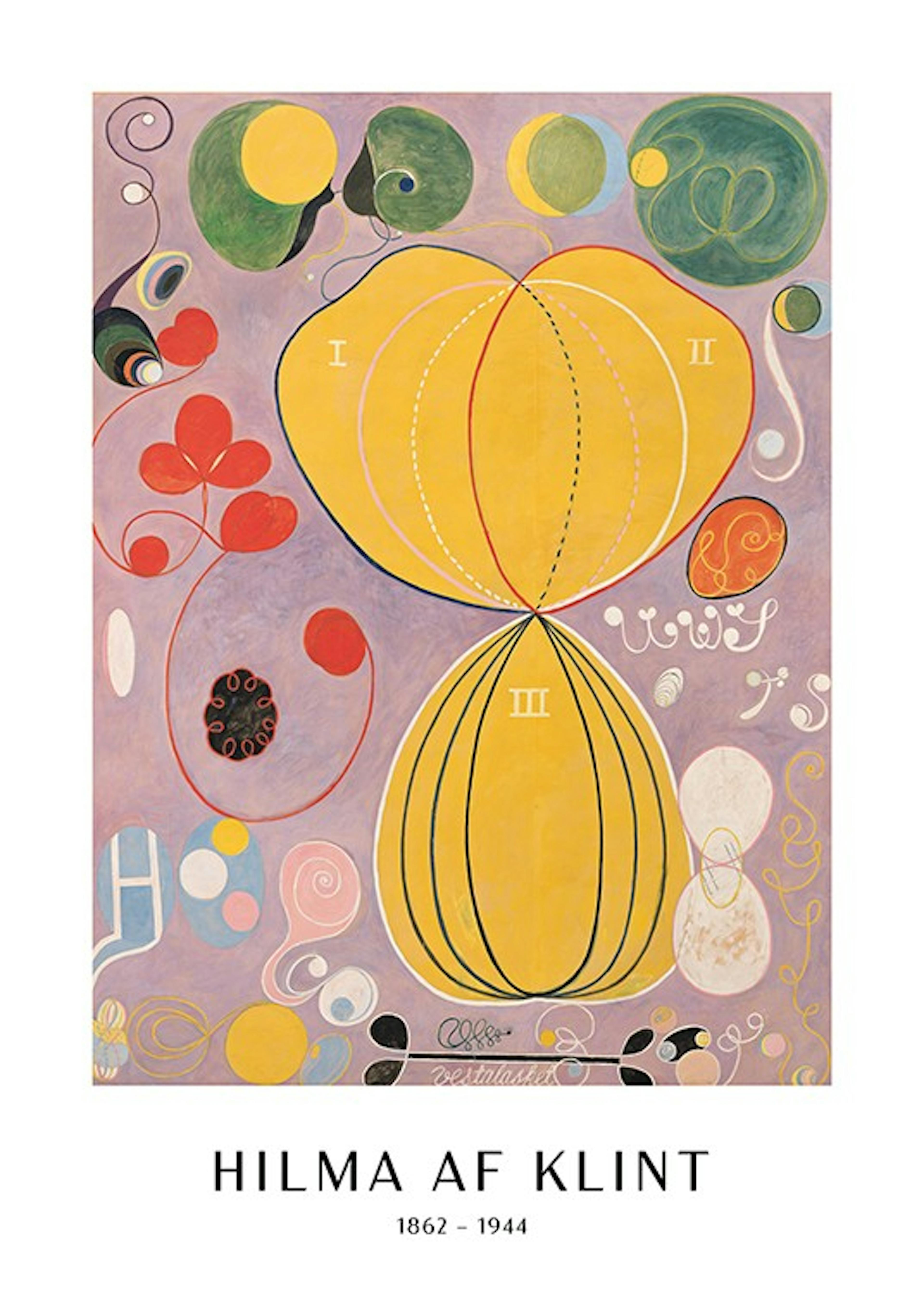 Plakat - Hilma af Klint - The Ten Largest, Adulthood, No. 7 0