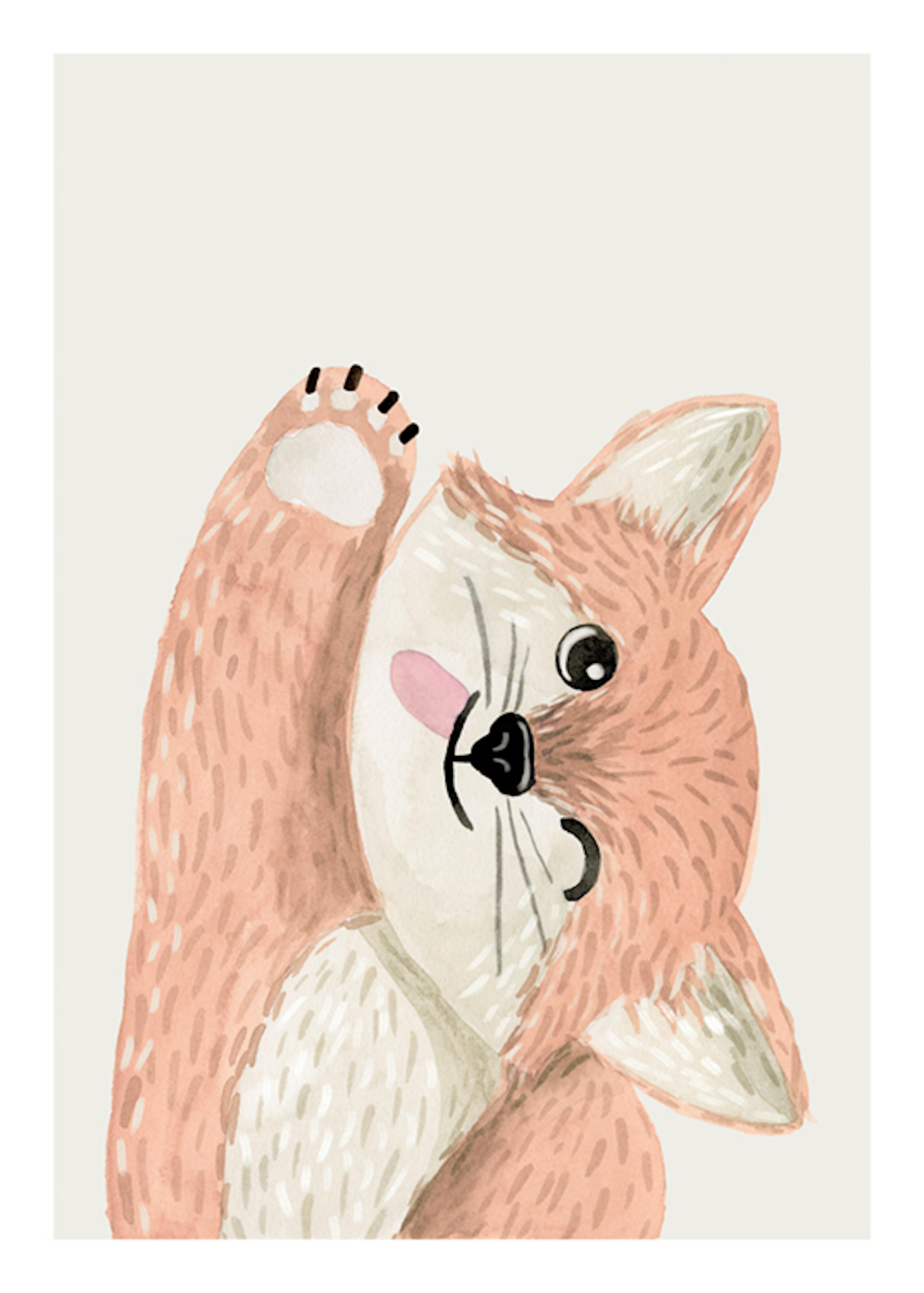 Flirty Fox Print 0