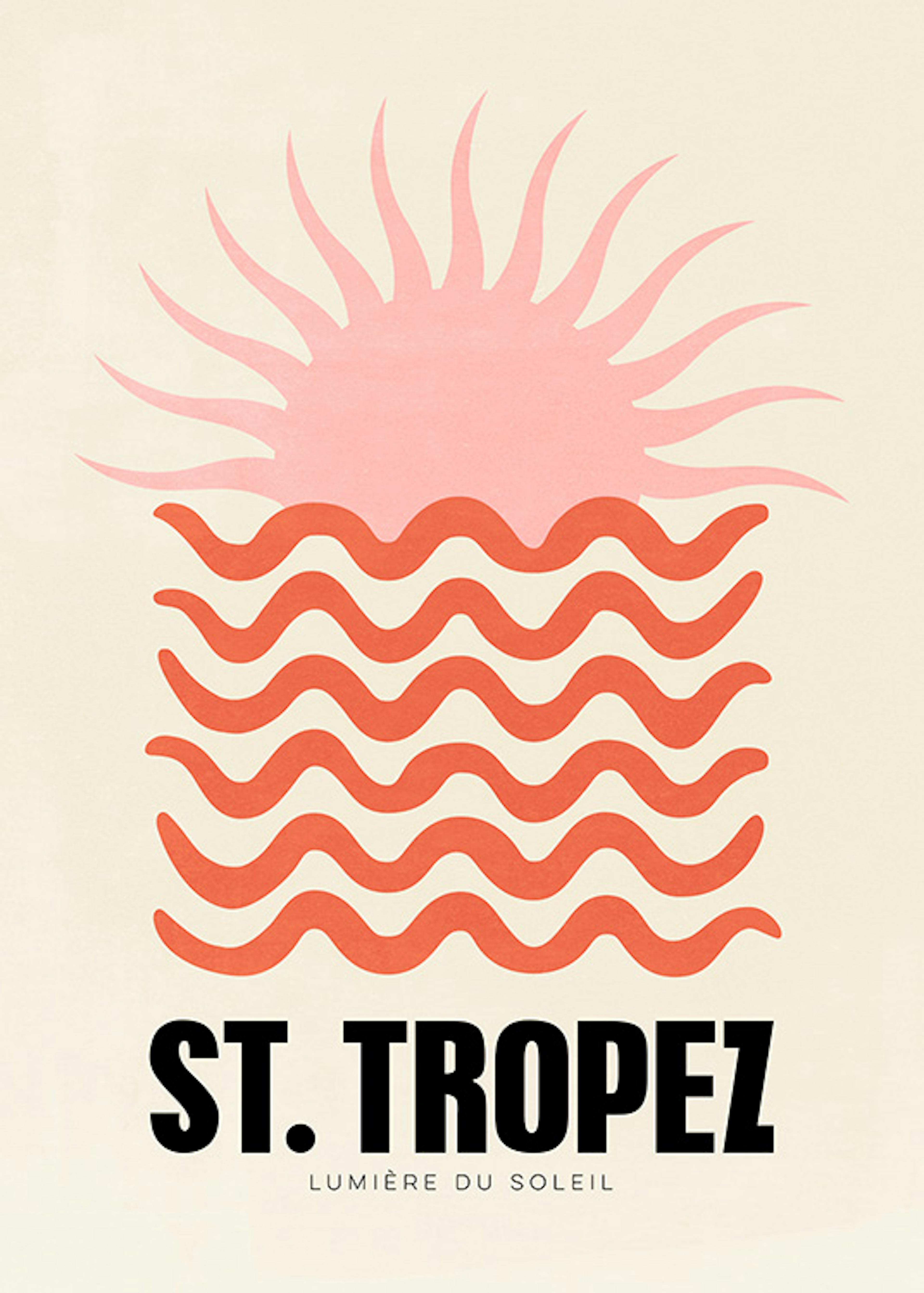 Graphic St Tropez Poster 0