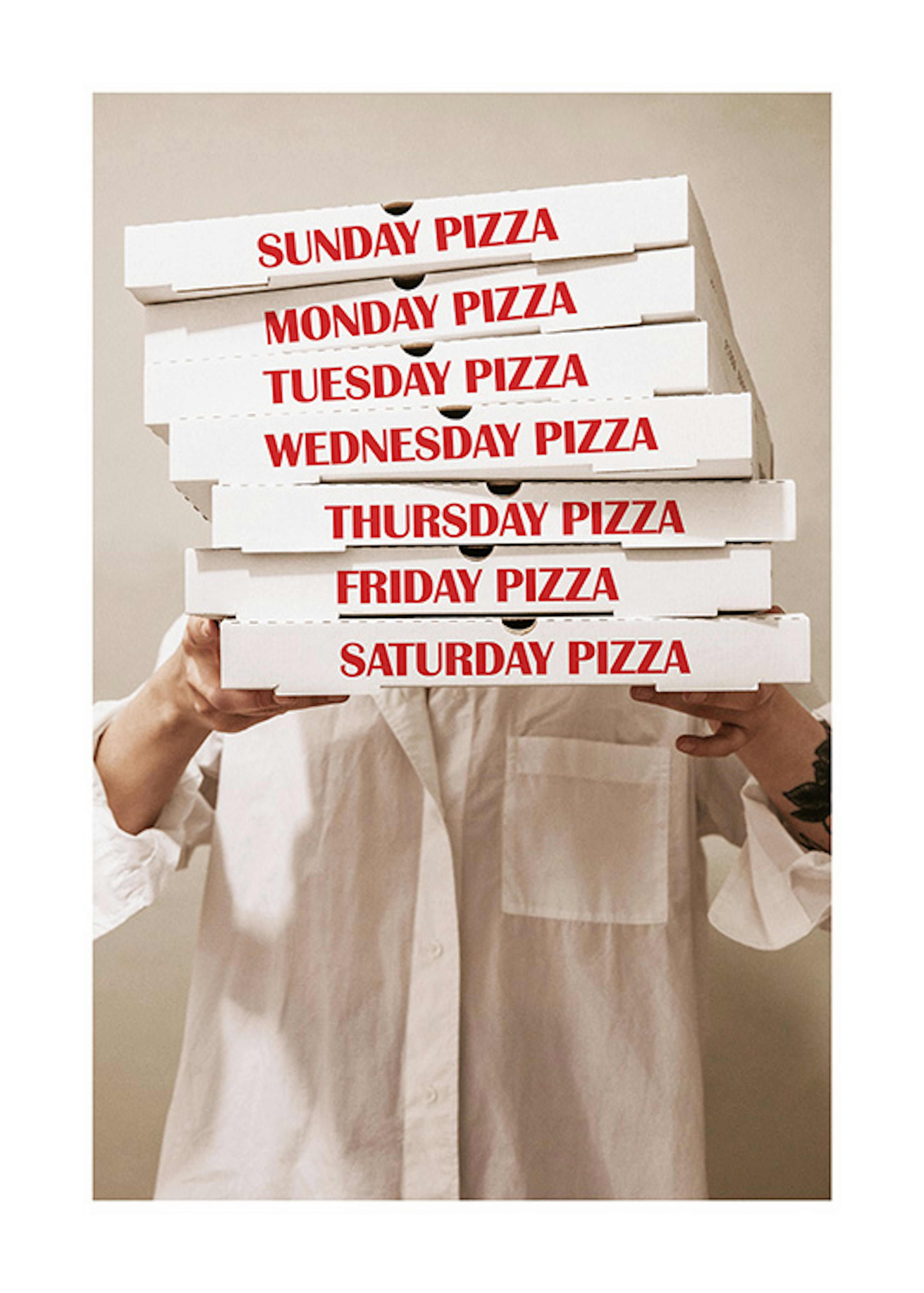 Pizza All Week Print 0