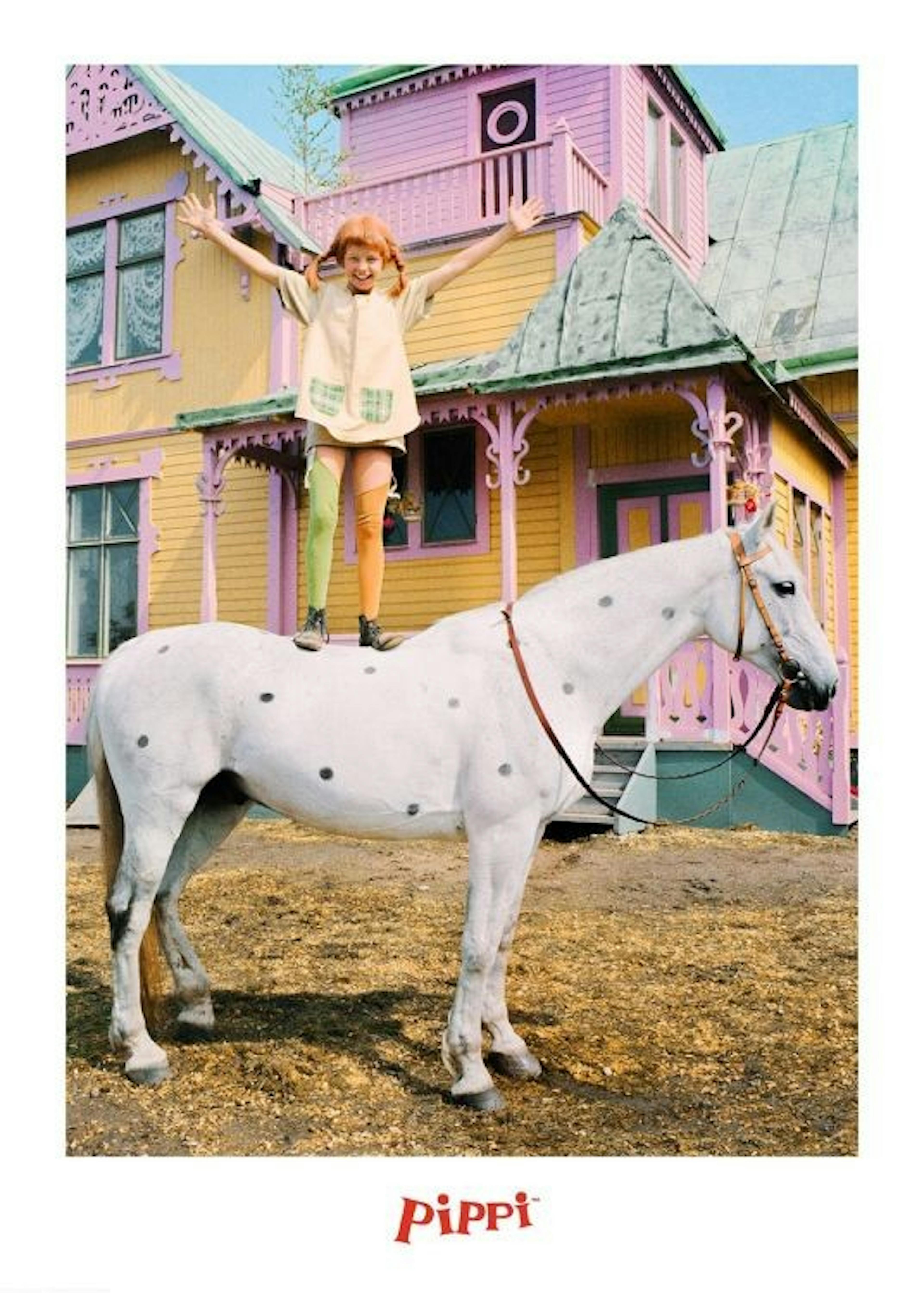 Pippi Longstocking on the Horse Plakát 0