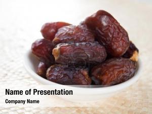 Date kurma dried palm fruits, PowerPoint Template