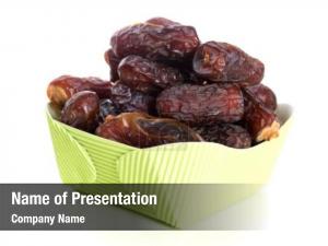 Date kurma dried palm fruits, PowerPoint Template