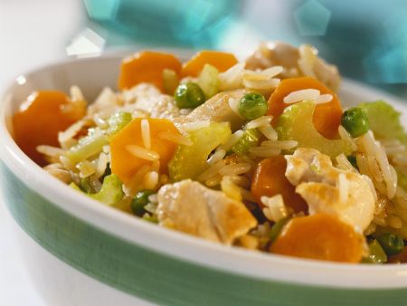 Chicken and Rice with Mixed Vegetables