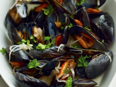 White Wine Mussels