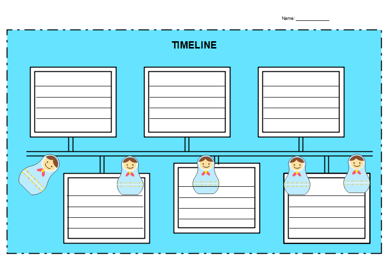 Timeline Graphic Organizer Template Free Download