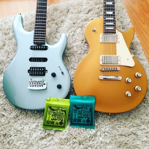 Photo of Ernie Ball Not Even Slinky Guitar Strings (12-56) and more gear