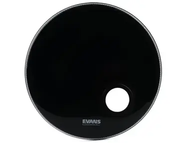 Evans EMAD Resonant Black Bass Drumhead - 22 inch