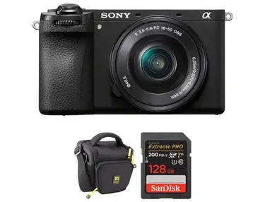 Sony a6700 Mirrorless Camera with 16-50mm f/3.5-5.6 Lens and Basic Bundle