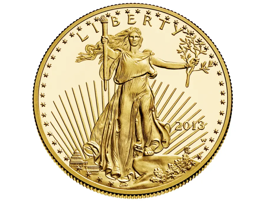 "Lady Liberty" Gold Eagle Coin