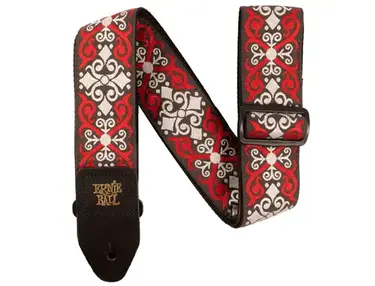 Ernie Ball Jacquard Red Trellis Guitar Strap