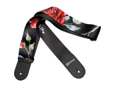 DiMarzio Polyphia Floral Muse Black Standard Strap