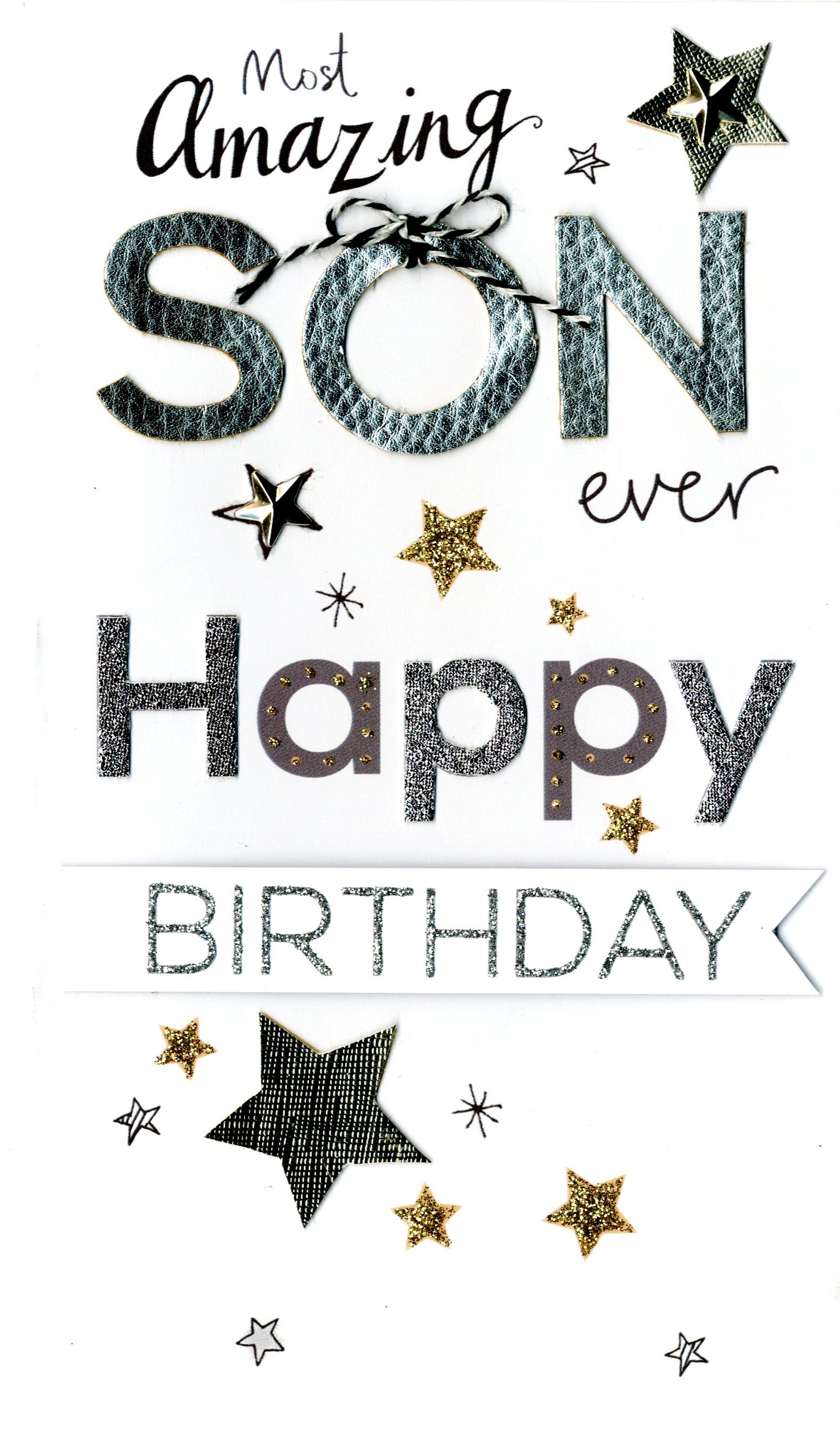 Free Printable Son Birthday Cards - Printable World Holiday