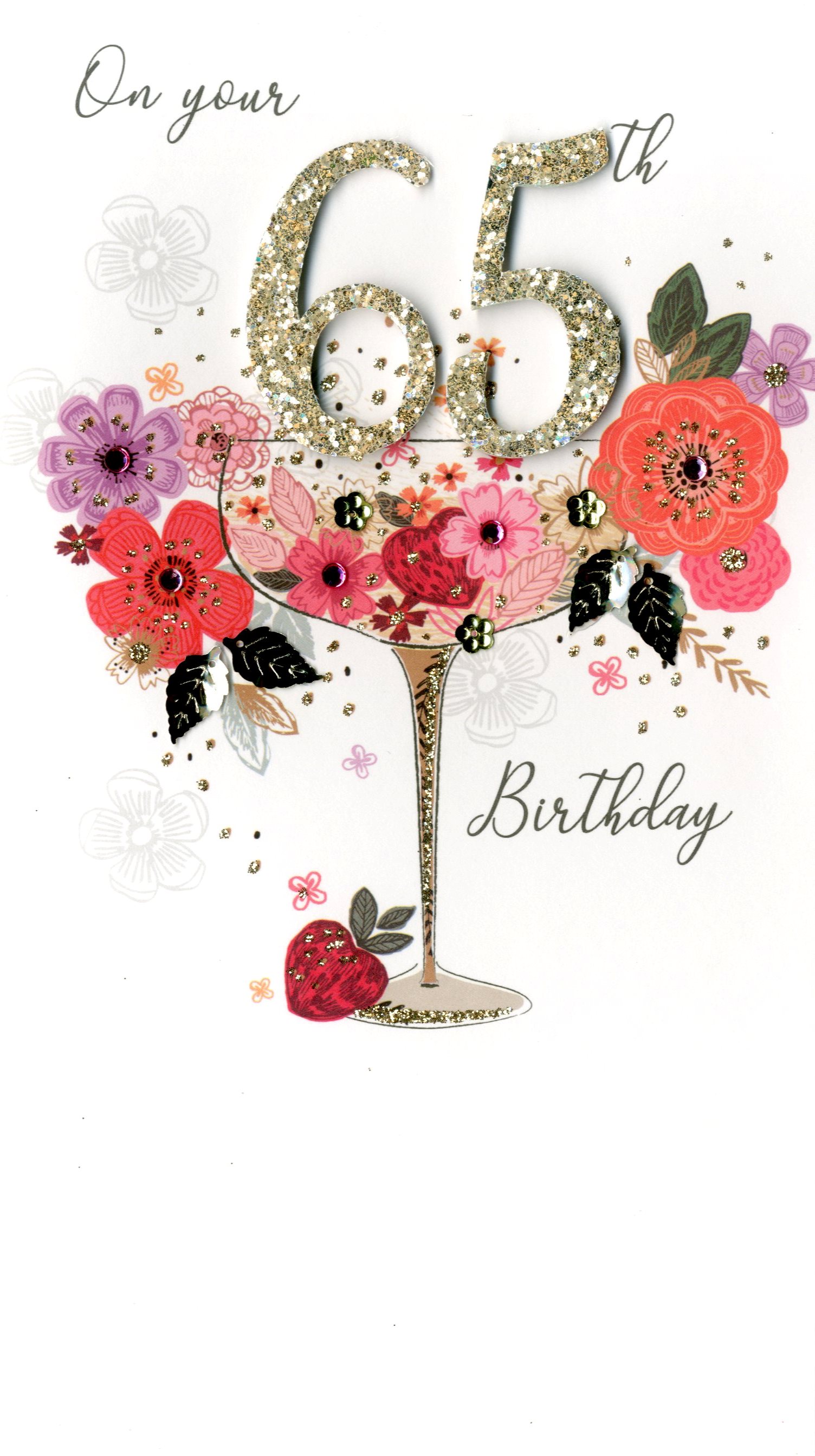 65th Birthday Card Designs - Printable Templates Free