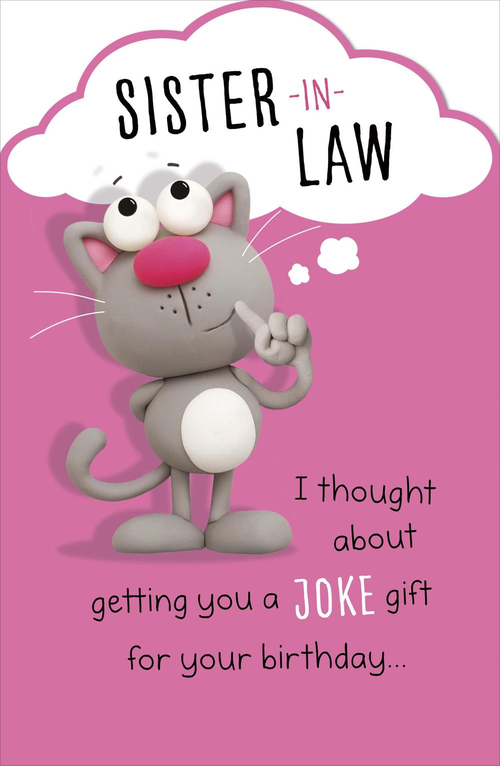 Sister-In-Law You've Got My Brother Funny Greeting Card | Cards