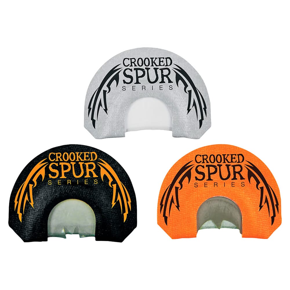 FOXPRO Crooked Spur Series Diaphragm Turkey Call Combo Pack w/Black V ...