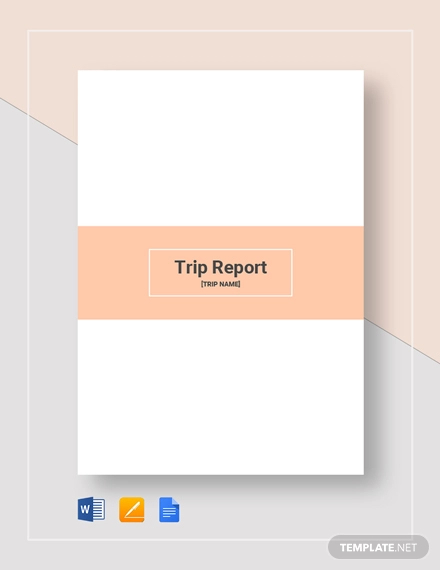 trip report Template