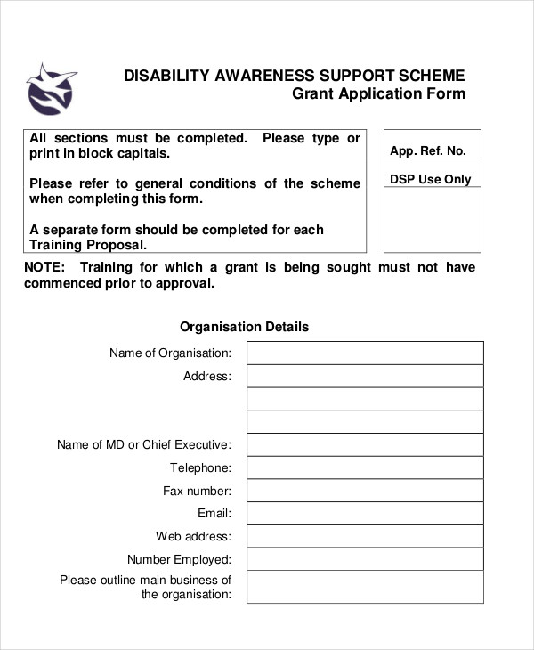 Disability Grant Application