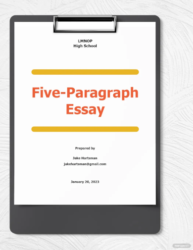 5 Paragraph Essay Writing