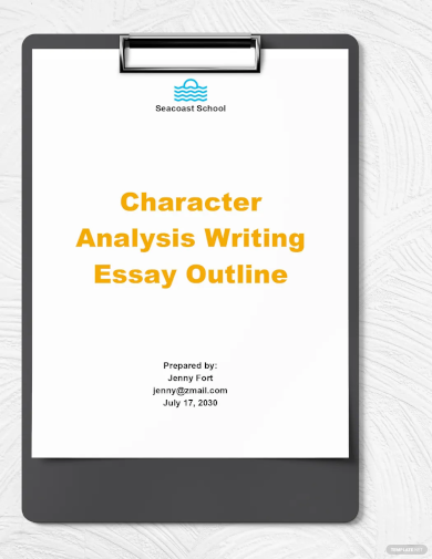 Character Analysis Writing Essay