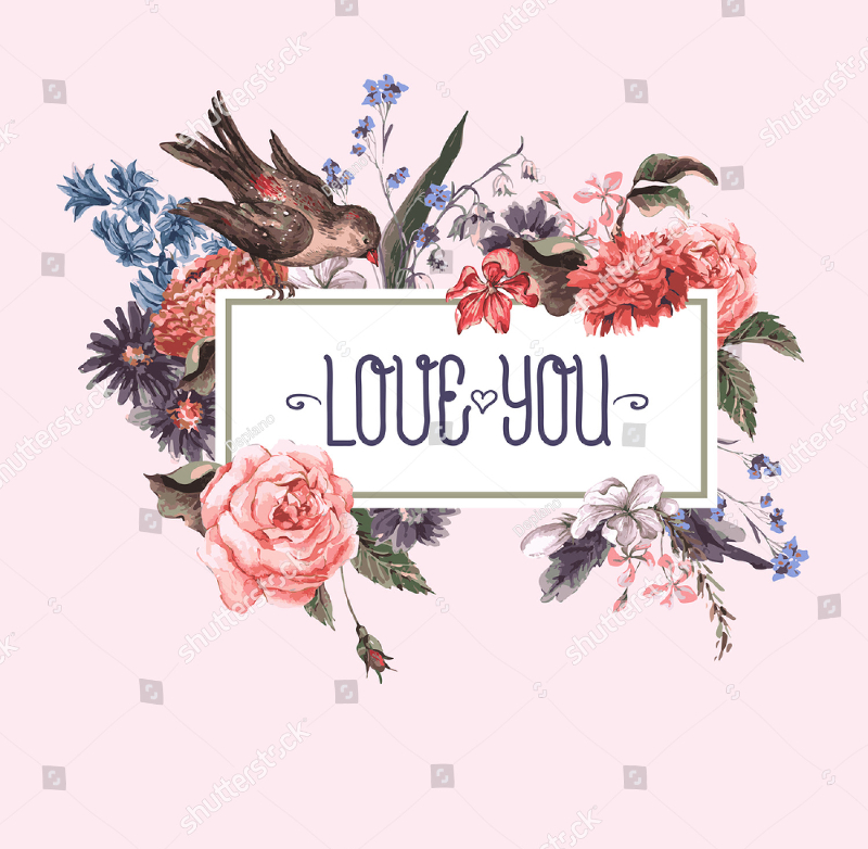 Love You Greeting Card