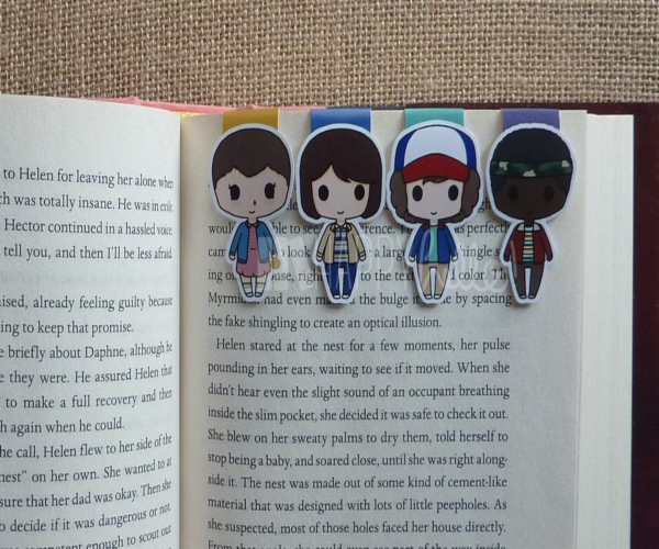 Stranger Things-Inspired Bookmark