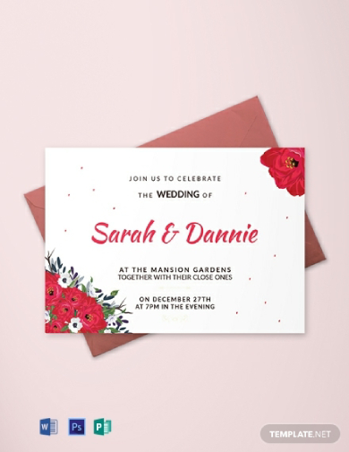 Elegant Wedding Invitation Card