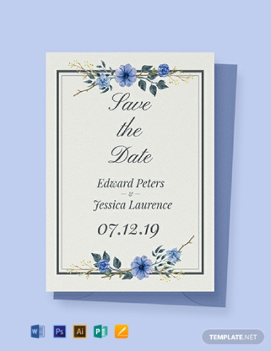 Wedding Invitation and Save the Date Card