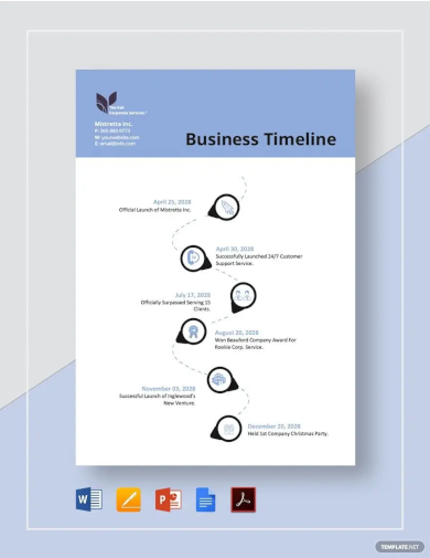 Business Timeline Template