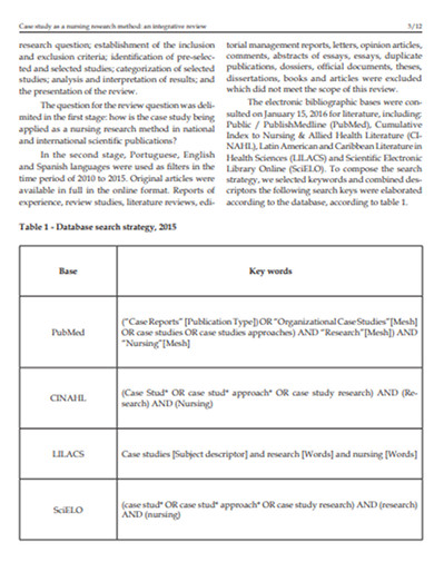 Nursing Research Case Study Example