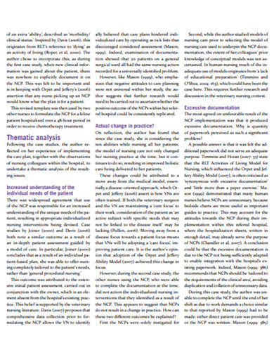 Nursing care Patients Case Study