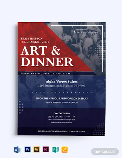 Political Fundraiser Flyer Template