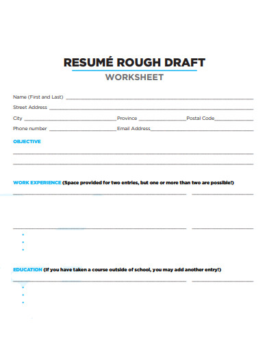 Resume Rough Draft